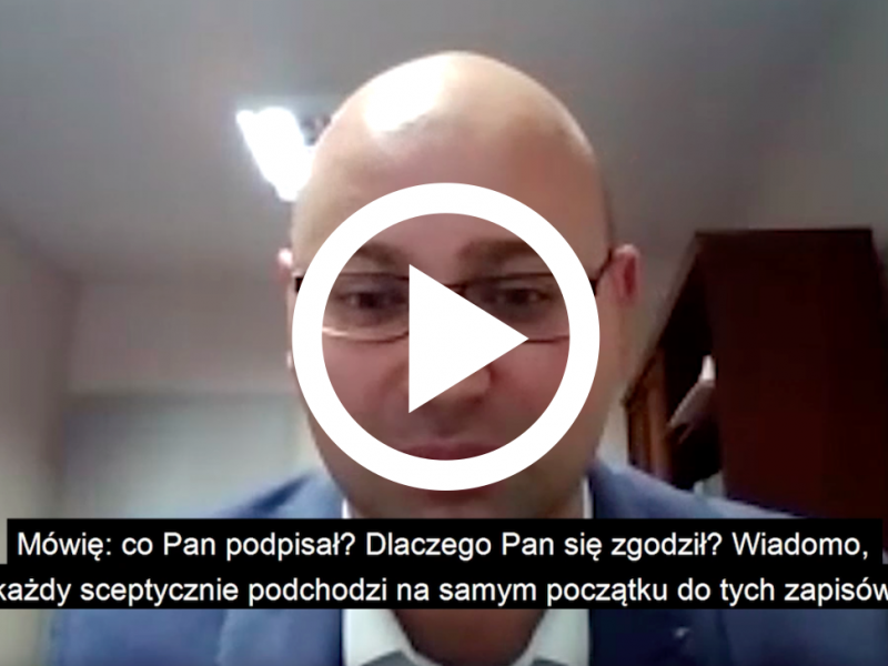 „Co Pan podpisał?!” Zbulwersowany prawnik o swoich doświadczeniach z Ultima Ratio